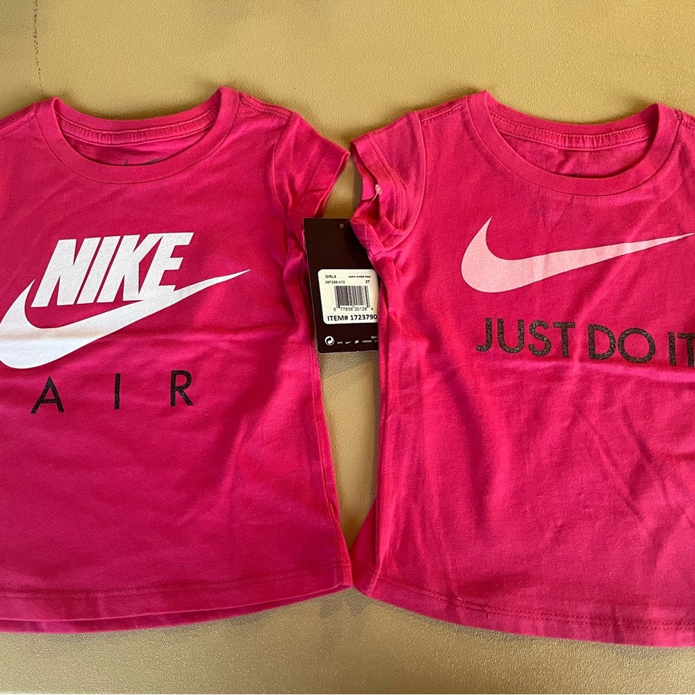 Brand New Toddler Girls 2T Nike Pink Tshirts